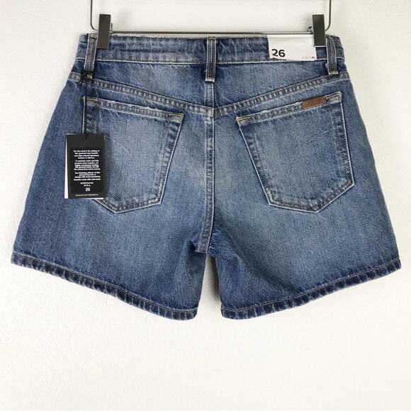 NWT Joe's Jeans Distressed Ryla Festival Summer Mid-High Rise Denim Shorts 26 - Picture 2 of 12